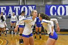 Volleyball vs MHC  Wheaton Women's Volleyball vs Mount Holyoke College. - Photo by Keith Nordstrom : Wheaton, Volleyball